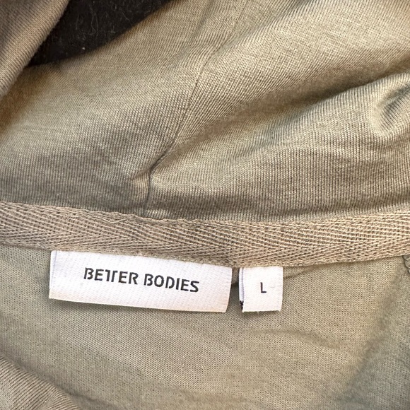 Better Bodies Astor Long Sleeve Hoodie Pump Cover Size L. - Picture 3 of 4